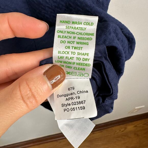 Lilly Pulitzer Valli Shift Dress in True Navy - Picture 8 of 10